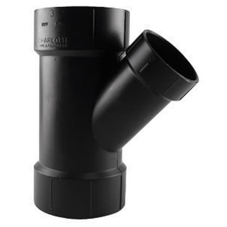 Charlotte Pipe And Foundry Charlotte Pipe 3 in. Hub X 3 in. D Hub ABS Wye ABS006011200